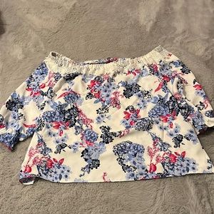 Off the shoulder shirt